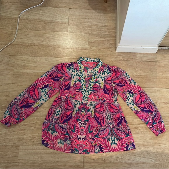 Lilly Pulitzer multi colored Patterned Top size XXS - Picture 1 of 5